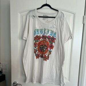 Torrid Red Graphic Short Sleeve Tee